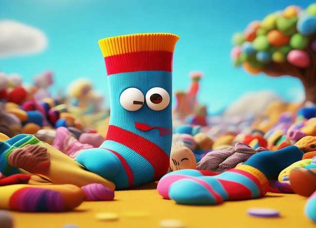 袜子故事绘本 - 绘本故事袜子怪找袜子