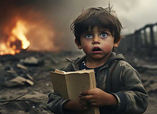 战争中儿童的故事50字、战争中的儿童资料