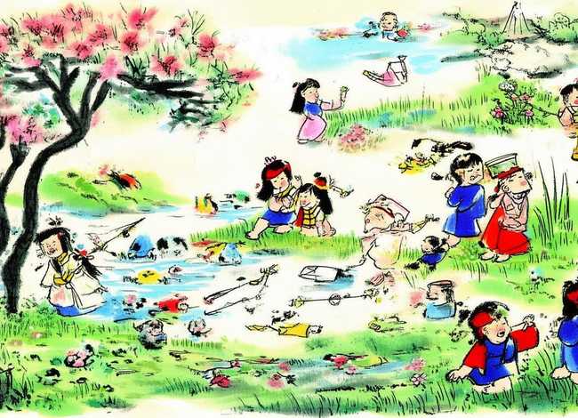 儿童国画作品图片欣赏，儿童国画作品图片欣赏大全