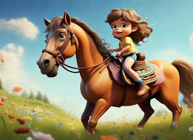骑马儿童故事（骑马故事游戏）