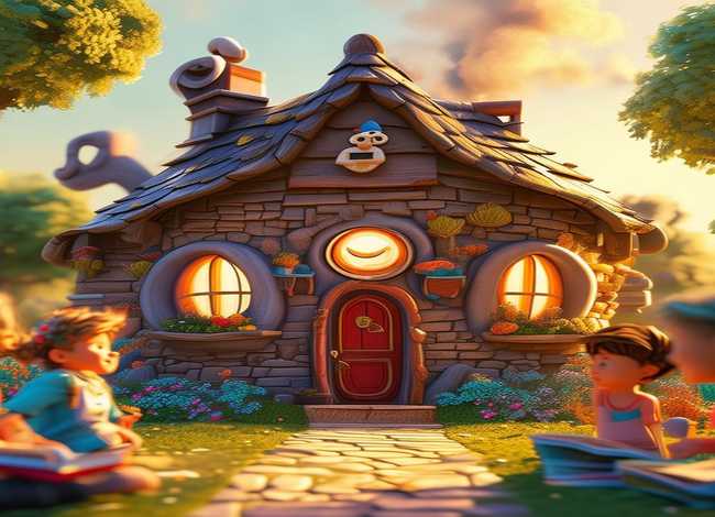 讲故事的房子儿童书 - 房子的故事大班主题活动