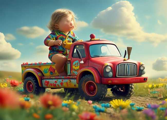 关于卡车儿童的故事简短 - 关于卡车的幼儿故事