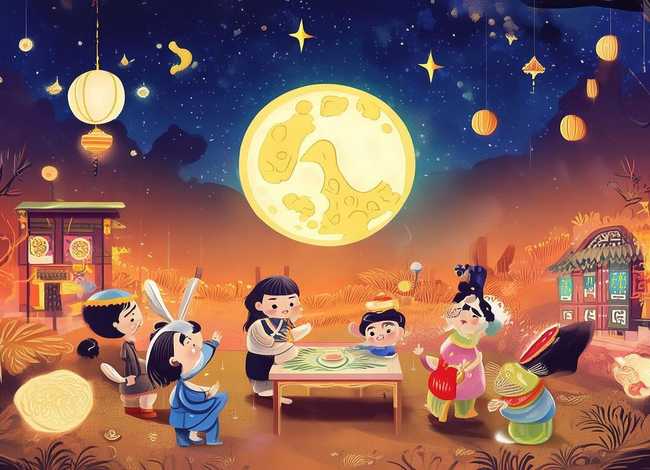 儿童中秋绘本故事，中秋幼儿绘本故事