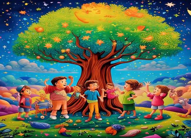 儿童童话故事绘画一年级（儿童童话画画）