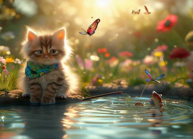 儿童故事小猫钓鱼；幼儿故事小猫钓鱼全文