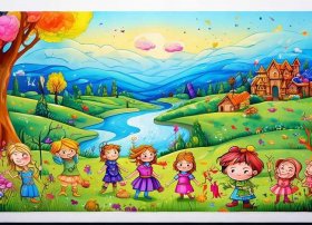 幼儿童话故事绘画连环画（幼儿故事手绘连环画）