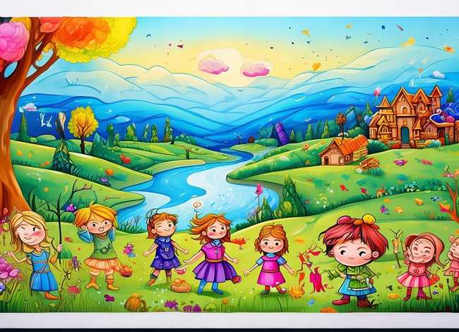 幼儿童话故事绘画连环画（幼儿故事手绘连环画）