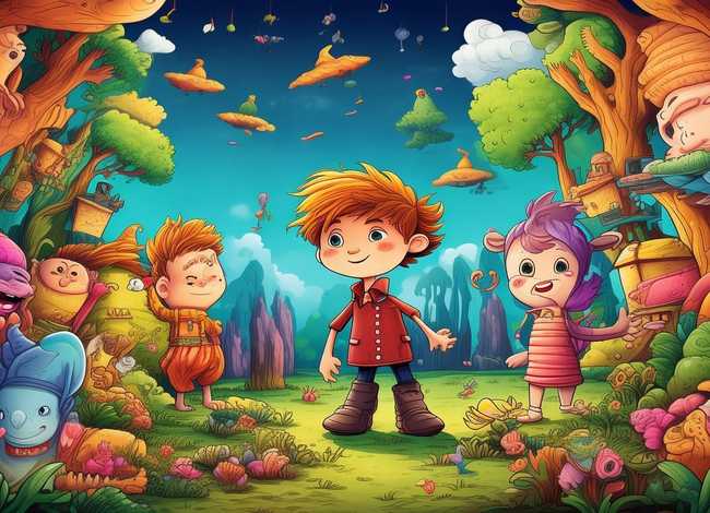 儿童故事截图版（儿童故事图文版）