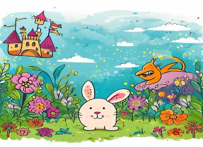 童话故事图文结合儿童画（童话故事图文结合的儿童画）