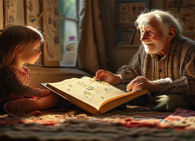 小孩子听故事简笔画（小孩子听故事简笔画图片）