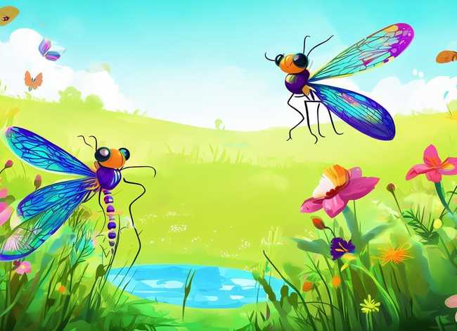 有关蜻蜓的绘本故事、有关蜻蜓的绘本故事图片