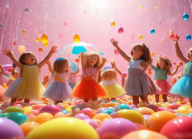 幼儿园糖果故事、幼儿园糖果雨故事