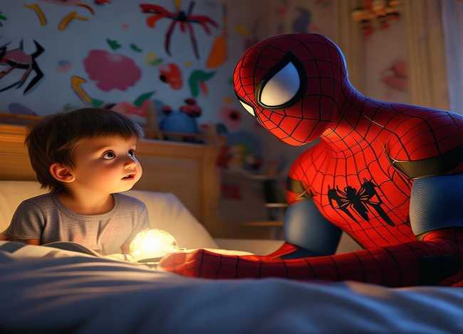 儿童故事蜘蛛侠睡前故事 - 蜘蛛侠睡前故事文字