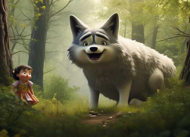 儿童故事狼来了背景视频 - 幼儿狼来了故事背景音乐纯音乐