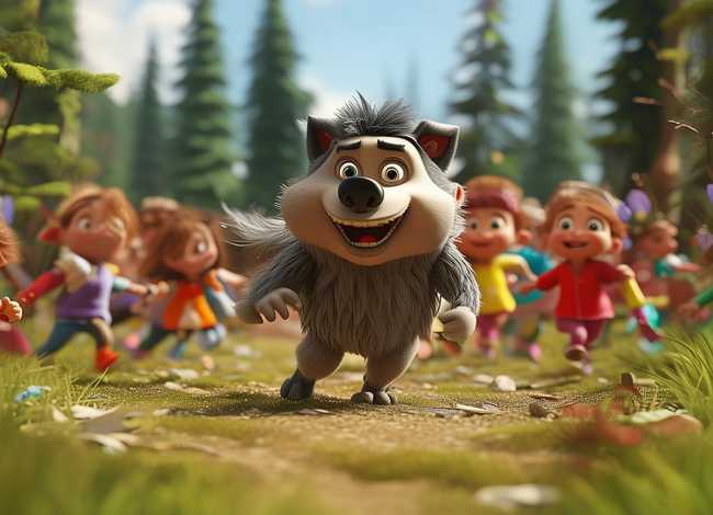 讲故事儿童视频3-6岁大灰狼（幼儿园讲大灰狼故事视频）