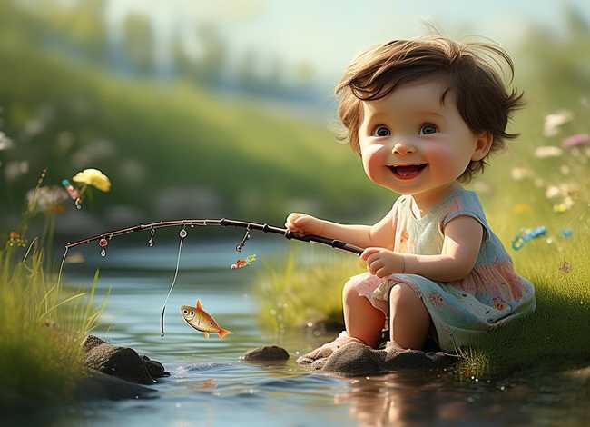 宝宝钓鱼的故事（宝宝钓鱼的故事简短）