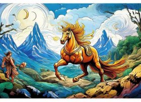 古希腊神话画画、古希腊神话简笔画怎么画