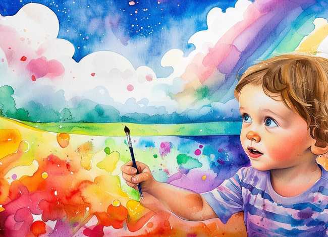 水彩笔画儿童画、儿童水彩笔画怎么画