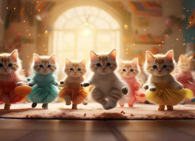 小猫儿童故事舞蹈创编 - 小猫幼儿舞蹈创编