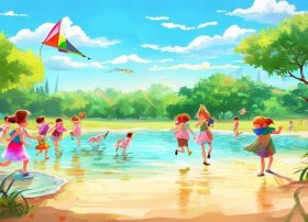 夏天故事绘本 - 幼儿园关于夏天的故事的绘本