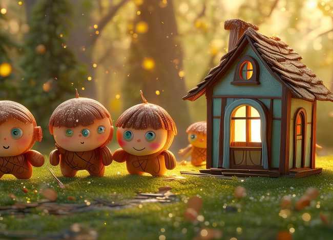 板栗儿童故事，板栗儿童版