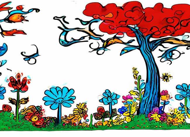 小故事儿童简短插画，小故事插图简笔画