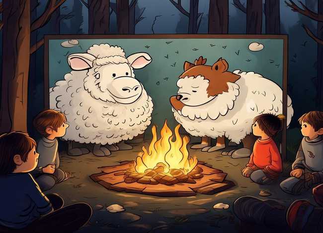 羊和狼的故事儿童故事；关于羊和狼的故事