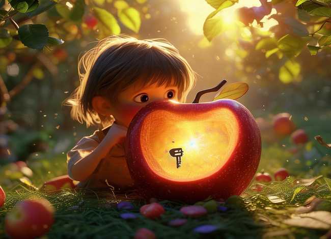 苹果的秘密儿童故事 - 苹果里的小秘密故事