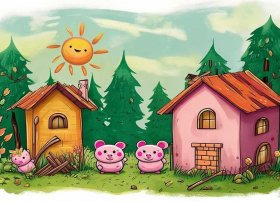 幼儿故事,三只小猪 - 幼儿故事,三只小猪教案