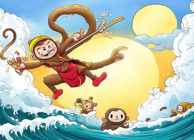 儿童西游记连环画；西游记儿童连环画6张