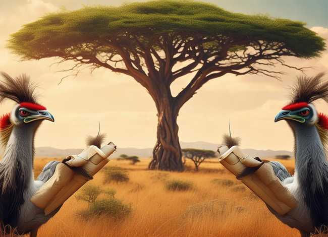 鸵鸟故事图片带文字、鸵鸟故事图片带文字高清