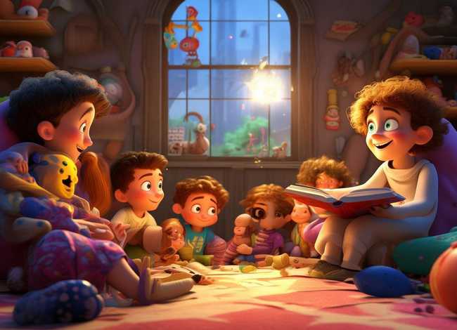 搜索各种各样的儿童故事、讲各种各样的故事