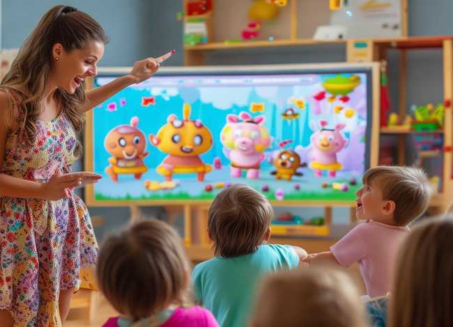 学前儿童听老师讲三只小猪的故事 幼师讲三只小猪的故事视频