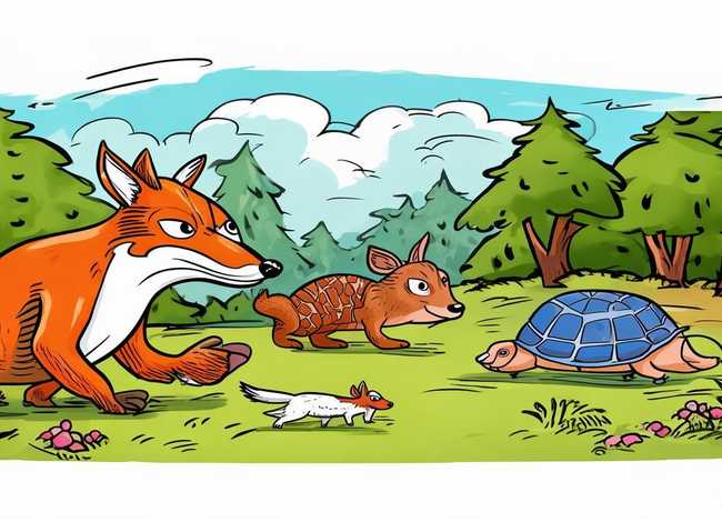 经典寓言故事简笔画，经典寓言故事简笔画图片