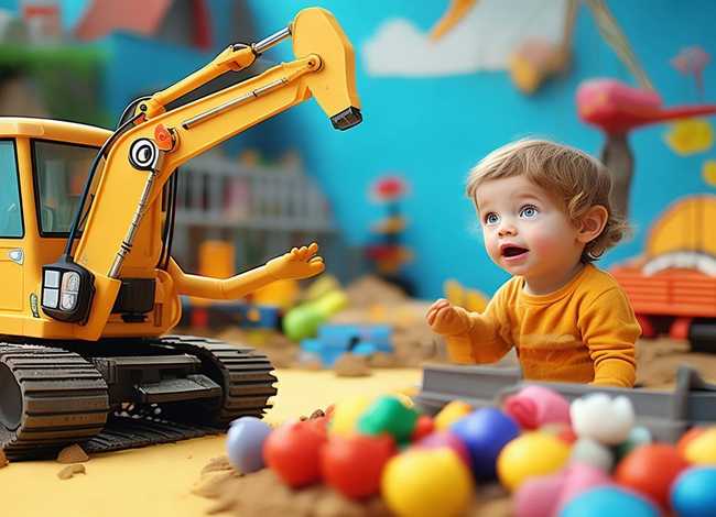 听挖掘机儿童故事 - 挖掘机的故事幼儿故事