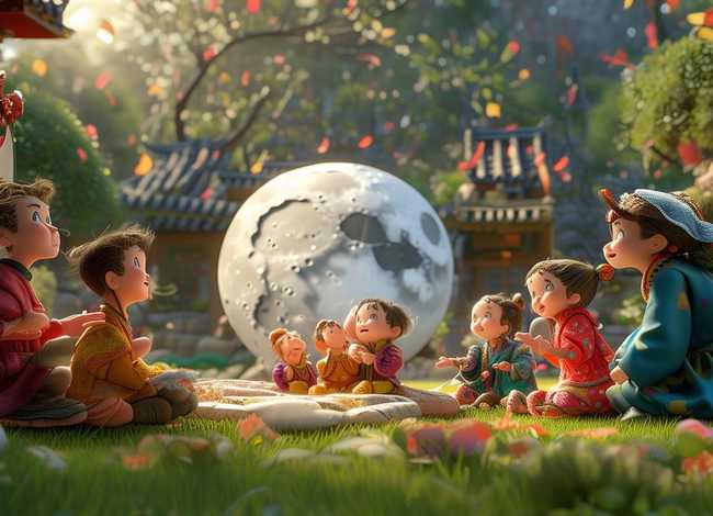 中秋节的故事儿童；中秋节的故事儿童版幼儿小班