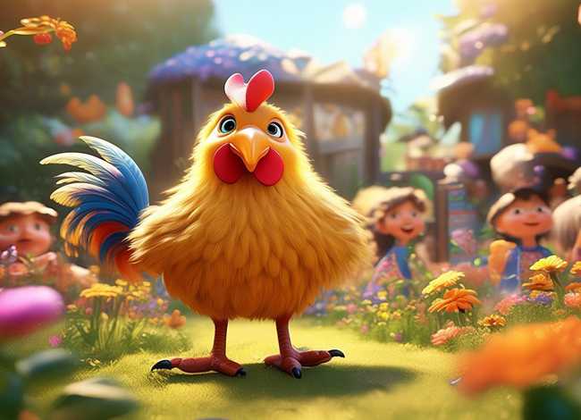 儿童故事3-6岁公鸡故事朗读（大公鸡幼儿故事）
