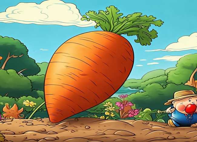拔萝卜的故事儿童动画片，拔萝卜故事动画视频
