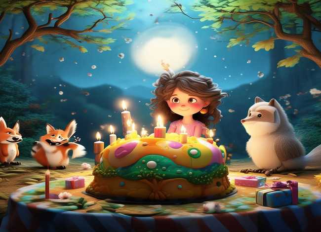 故事 过生日；三上续写故事 过生日