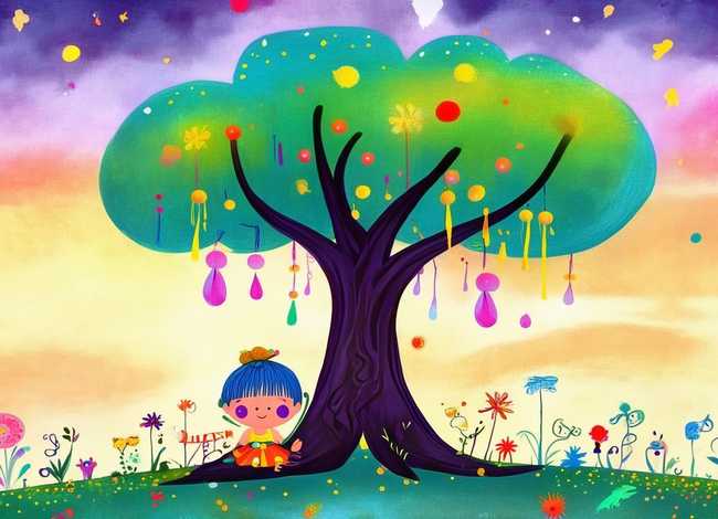 童话故事儿童绘画简单 - 童话故事主题绘画简单