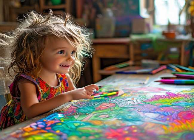 童话故事儿童绘画作品 - 儿童童话故事绘画作品图片