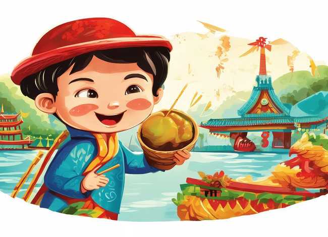 端午节儿童故事绘本 端午节绘本故事图片 幼儿