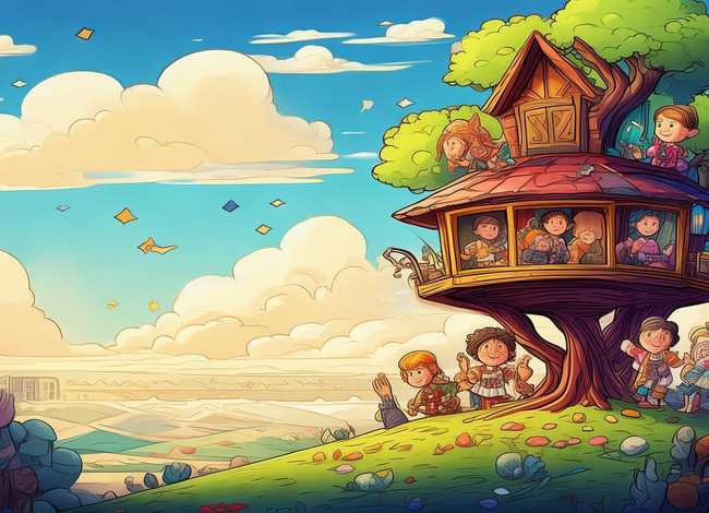 儿童故事插图图片；儿童故事插图图片大全