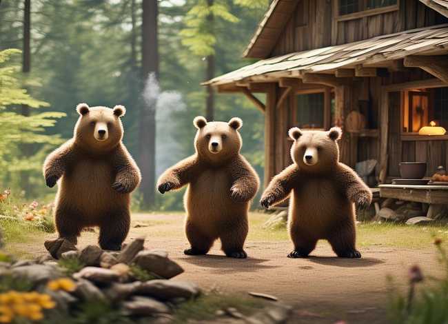 三只熊故事表演、三只熊故事表演教案