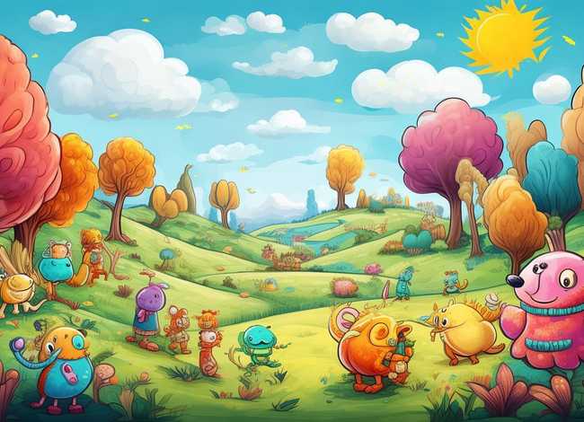 大班创意故事画，大班创意故事画画图片