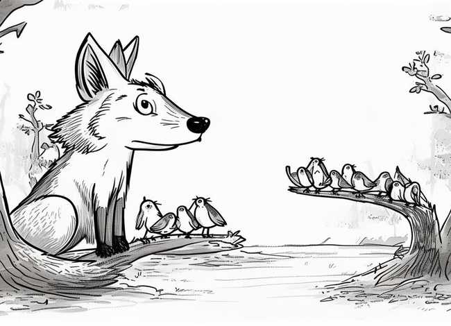 故事动物简笔画 - 动物简笔画小故事 故事动物简笔画 - 动物简笔画小故事