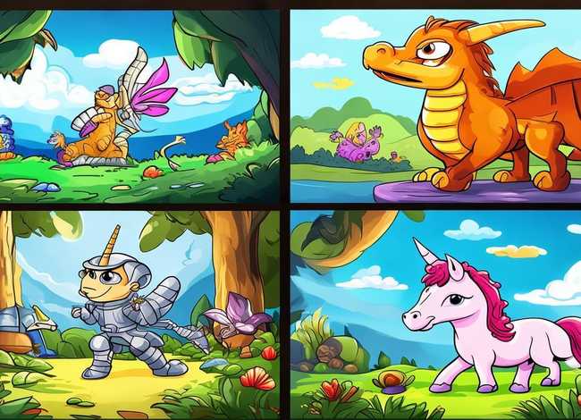 儿童故事简笔画4幅图，儿童故事简笔画图片大全大图