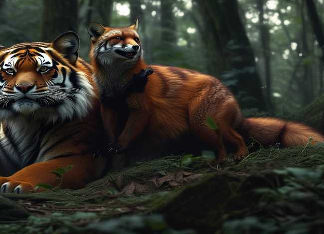 狐假虎威新编故事（狐假虎威故事新编300）