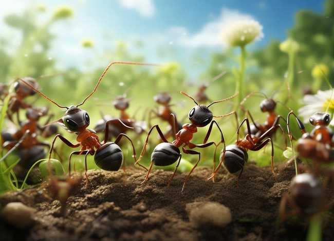 蚂蚁的故事绘画图片 蚂蚁的故事绘画图片大全