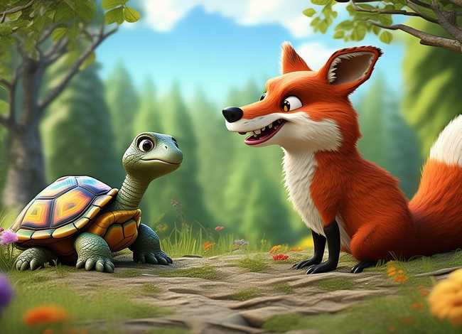 乌龟斗狐狸儿童故事、乌龟斗狐狸是寓言故事吗